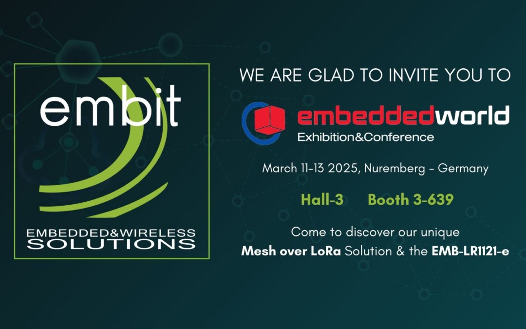 Embedded World – Nuremberg, Germany 11-13 March 2025